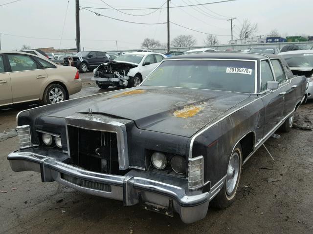 9Y82S677605 - 1979 LINCOLN TOWN CAR BLACK photo 2