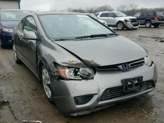 2HGFG12606H513686 - 2006 HONDA CIVIC LX GRAY photo 1