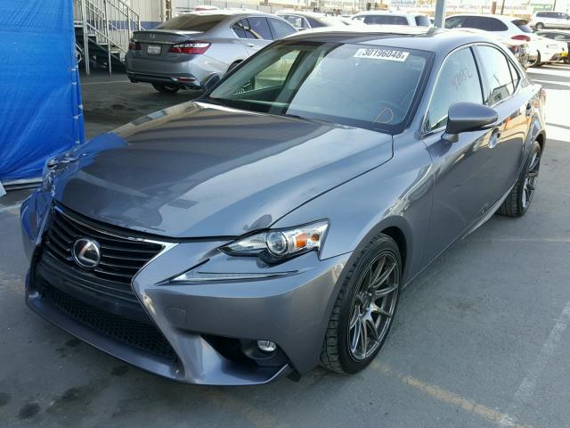 JTHBF1D28F5050874 - 2015 LEXUS IS 250 GRAY photo 2