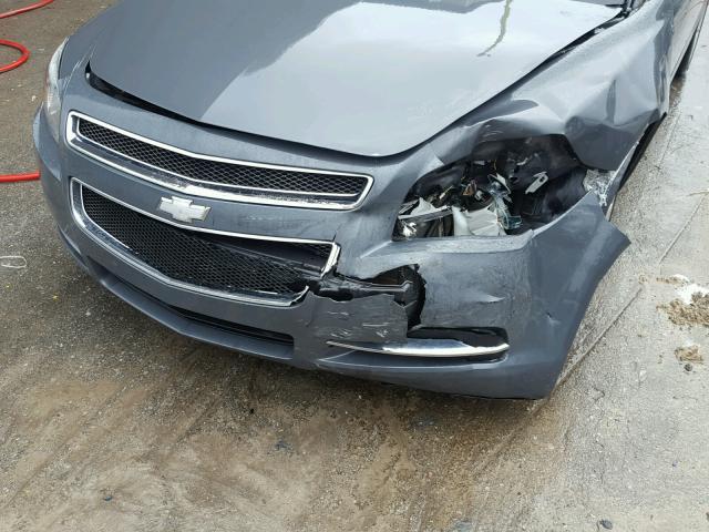 1G1ZG57B19F142156 - 2009 CHEVROLET MALIBU LS ნაცრისფერი ფოტო 9