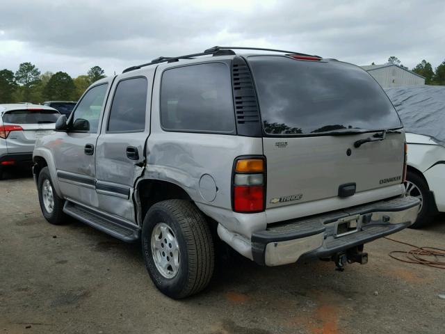 1GNEK13T75J223351 - 2005 CHEVROLET TAHOE K150 GRAY photo 3