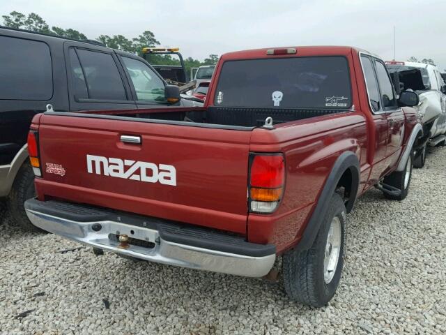 4F4ZR16V4XTM28174 - 1999 MAZDA B3000 CAB BURGUNDY photo 4