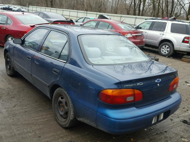 1Y1SK5287YZ431408 - 2000 CHEVROLET GEO PRIZM BLUE photo 3