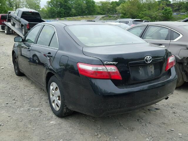 4T1BE46K48U227346 - 2008 TOYOTA CAMRY CE BLACK photo 3