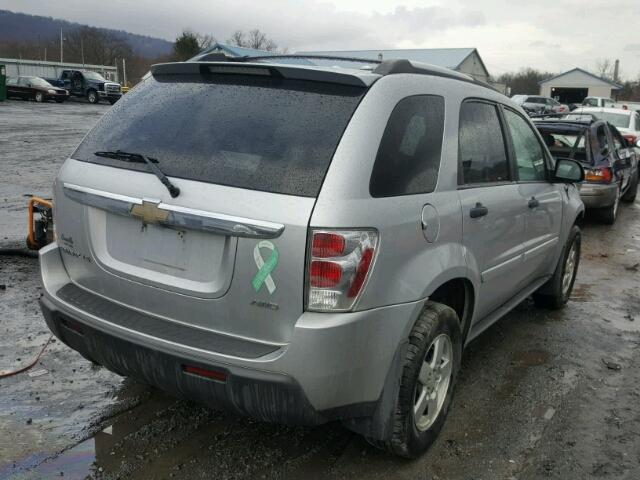 2CNDL23F656178641 - 2005 CHEVROLET EQUINOX LS GRAY photo 4