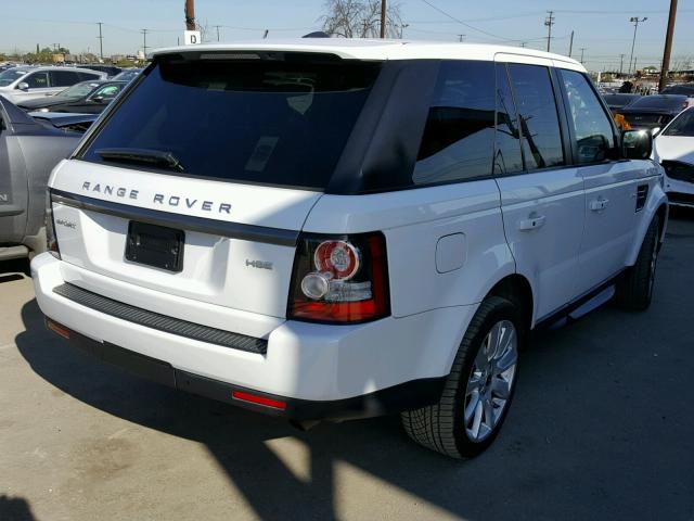 SALSF2D48DA806550 - 2013 LAND ROVER RANGE ROVE WHITE photo 4