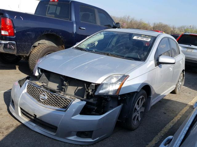 3N1AB6AP2CL775035 - 2012 NISSAN SENTRA 2.0 SILVER photo 2