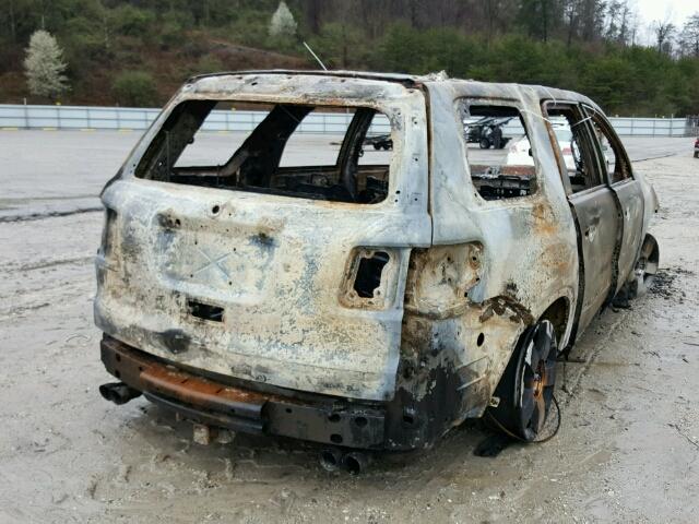 1GKEV23D59J155124 - 2009 GMC ACADIA SLT დამწვარი ფოტო 4