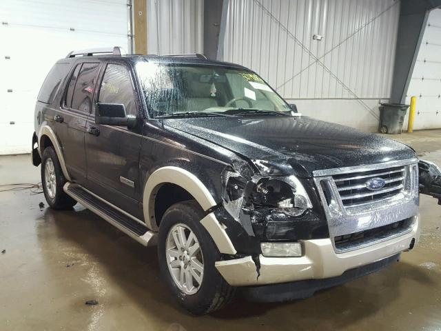 1FMEU74E97UA84584 - 2007 FORD EXPLORER E BLACK photo 1