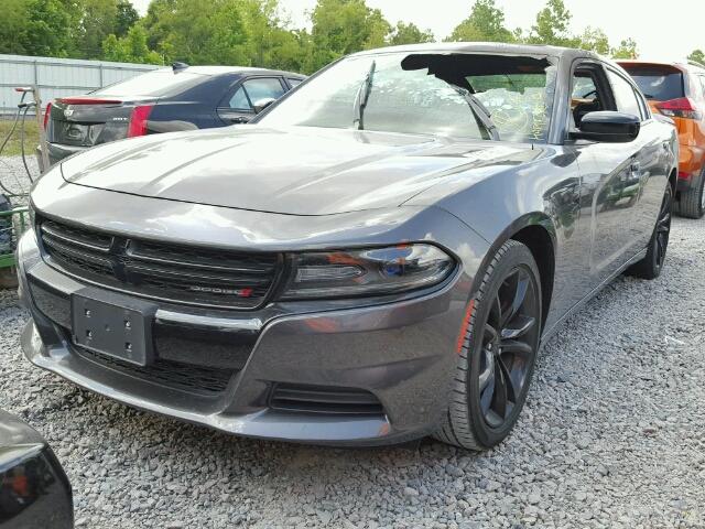 2C3CDXBG9GH251520 - 2016 DODGE CHARGER SE CHARCOAL photo 2