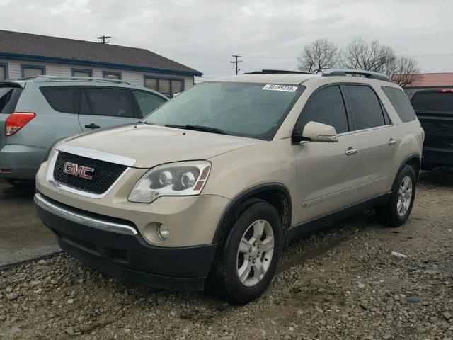 1GKER23D99J143594 - 2009 GMC ACADIA SLT ბეჟი ფოტო 2