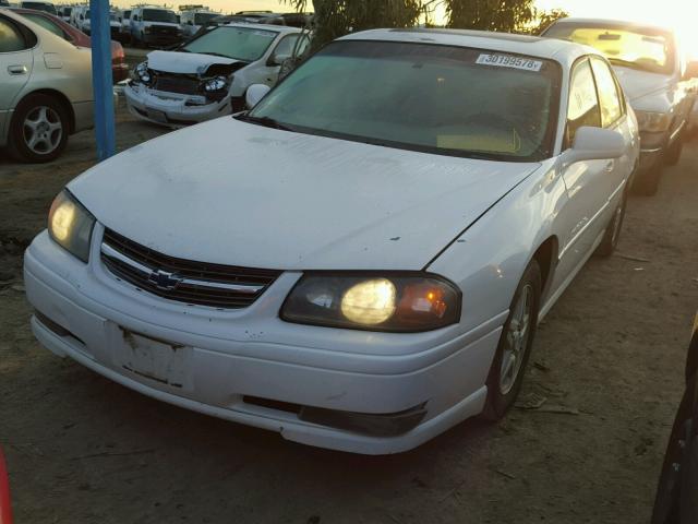 2G1WH55K149272569 - 2004 CHEVROLET IMPALA LS WHITE photo 2