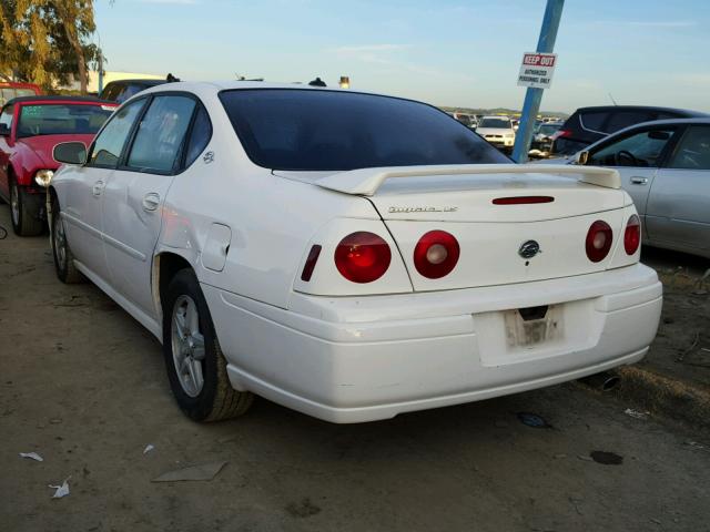 2G1WH55K149272569 - 2004 CHEVROLET IMPALA LS WHITE photo 3