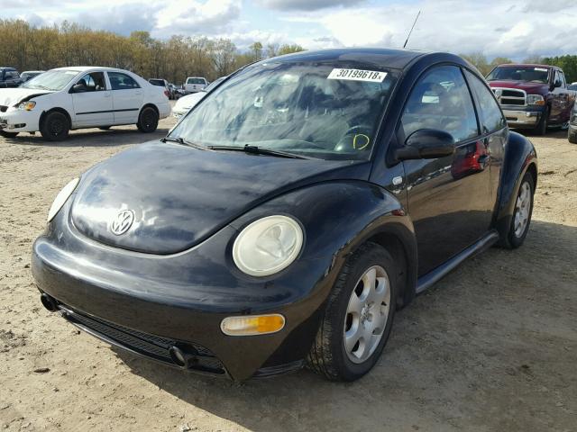 3VWCB21C62M406180 - 2002 VOLKSWAGEN NEW BEETLE 黑色 照片 2