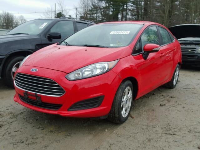 3FADP4BJ2EM202181 - 2014 FORD FIESTA SE RED photo 2