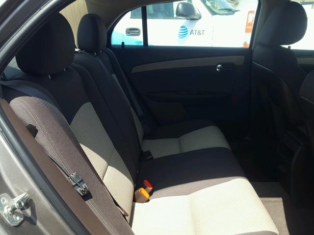 1G1ZC5E17BF338713 - 2011 CHEVROLET MALIBU 1LT ყავისფერი ფოტო 6