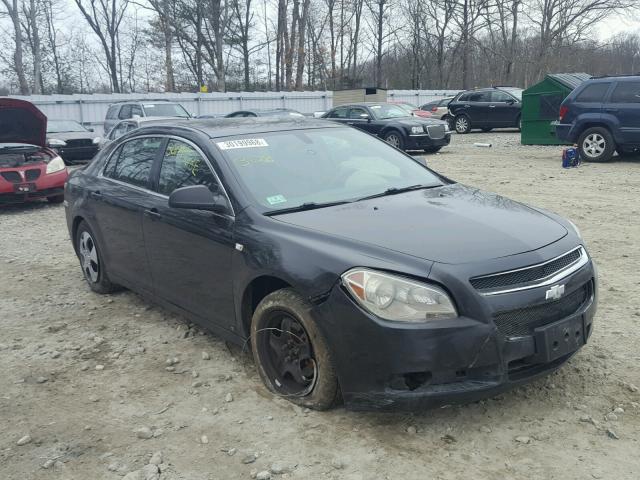 1G1ZG57B88F234122 - 2008 CHEVROLET MALIBU LS შავი ფოტო 1
