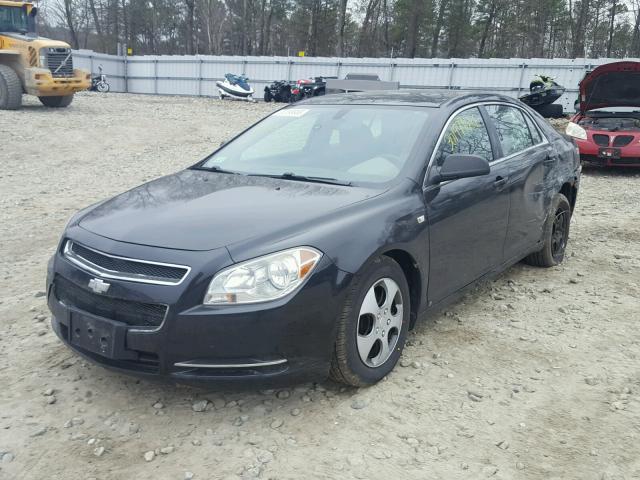 1G1ZG57B88F234122 - 2008 CHEVROLET MALIBU LS შავი ფოტო 2