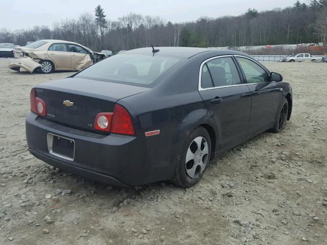 1G1ZG57B88F234122 - 2008 CHEVROLET MALIBU LS შავი ფოტო 4