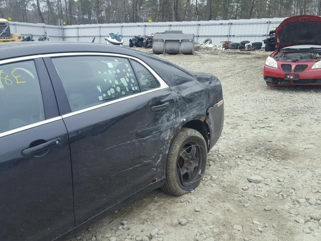 1G1ZG57B88F234122 - 2008 CHEVROLET MALIBU LS შავი ფოტო 9