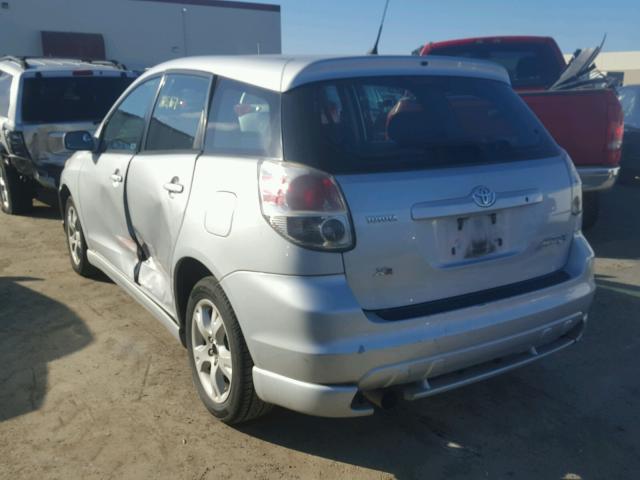 2T1KR32E15C383033 - 2005 TOYOTA COROLLA MA SILVER photo 3