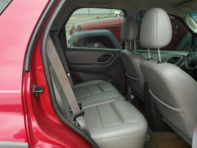 1FMYU93135KA69918 - 2005 FORD ESCAPE XLT MAROON photo 6