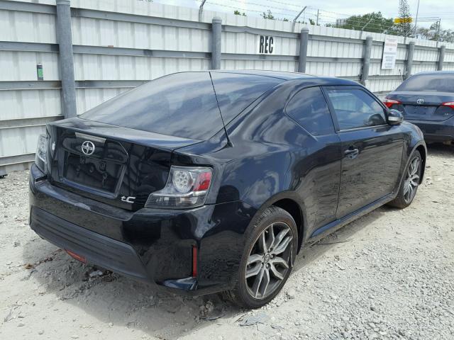 JTKJF5C78E3082292 - 2014 TOYOTA SCION TC BLACK photo 4