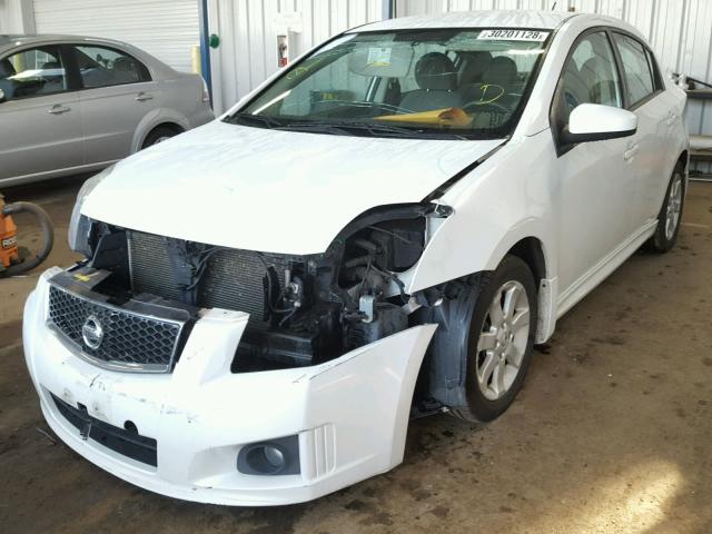 3N1AB6AP2BL666587 - 2011 NISSAN SENTRA 2.0 WHITE photo 2