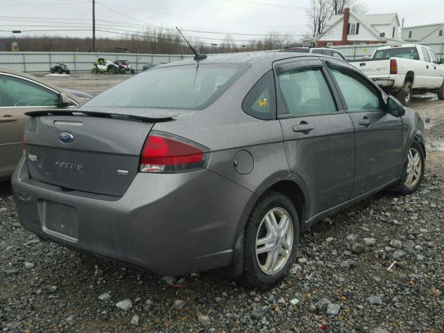 1FAHP3GN8AW216698 - 2010 FORD FOCUS SES GRAY photo 4
