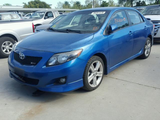 1NXBE40E19Z084571 - 2009 TOYOTA COROLLA XR 蓝色 照片 2