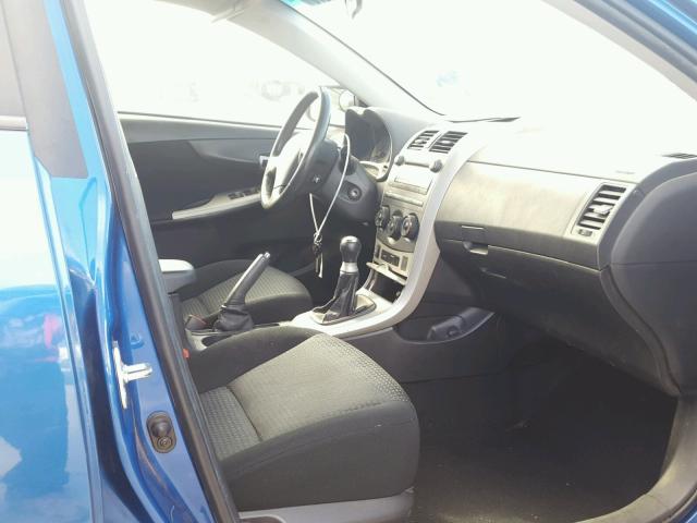 1NXBE40E19Z084571 - 2009 TOYOTA COROLLA XR 蓝色 照片 5