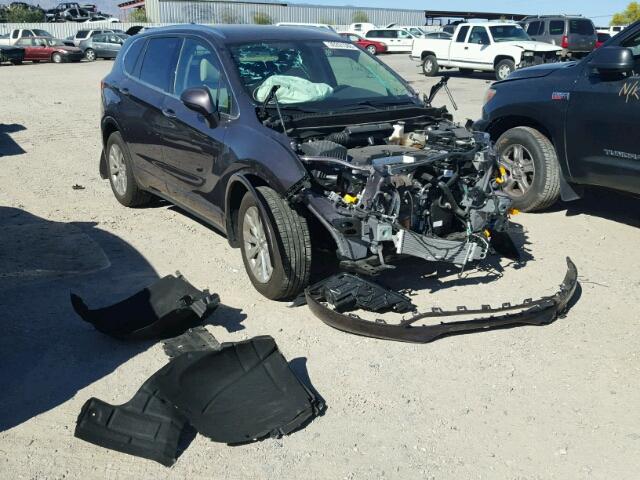 LRBFXBSAXHD003448 - 2017 BUICK ENVISION E CHARCOAL photo 1