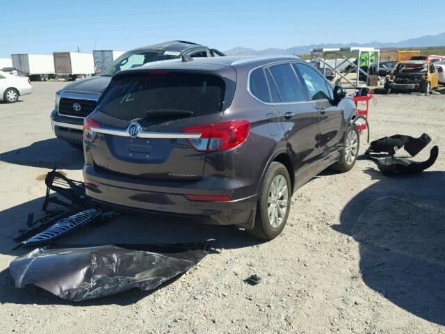 LRBFXBSAXHD003448 - 2017 BUICK ENVISION E CHARCOAL photo 4