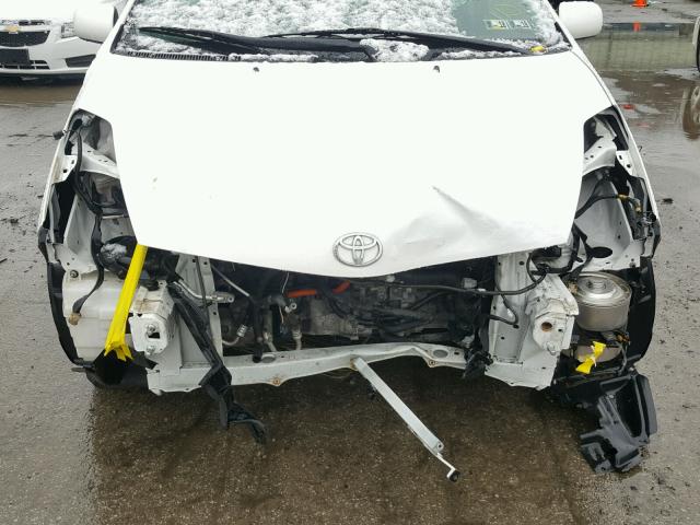 JTDKB20U183440420 - 2008 TOYOTA PRIUS WHITE photo 9