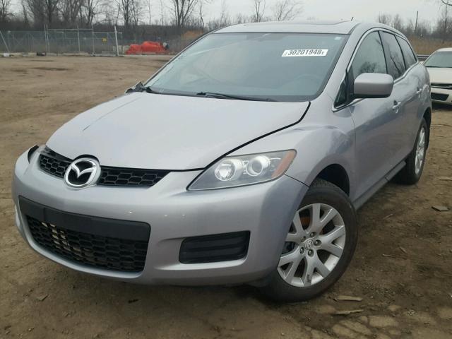 JM3ER293190237492 - 2009 MAZDA CX-7 SILVER photo 2