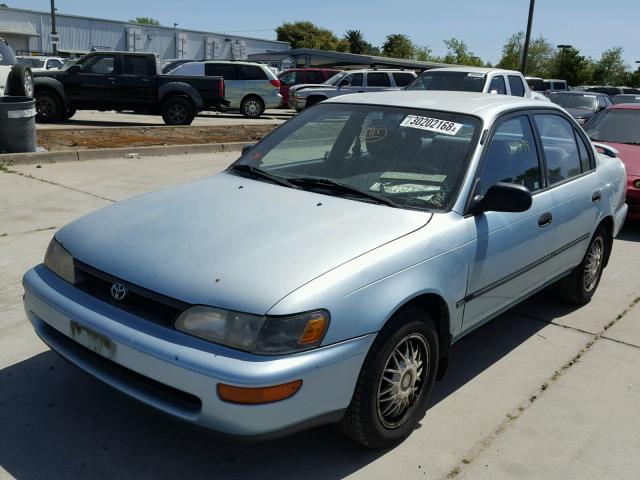 1NXAE09B9SZ350938 - 1995 TOYOTA COROLLA LE TURQUOISE photo 2