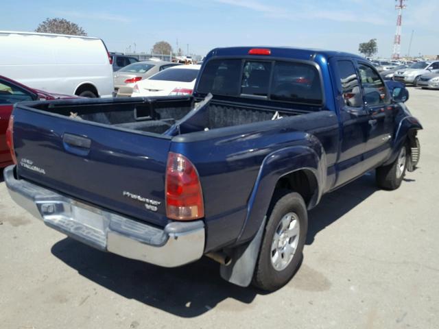 5TETU62N57Z416875 - 2007 TOYOTA TACOMA PRE BLUE photo 4