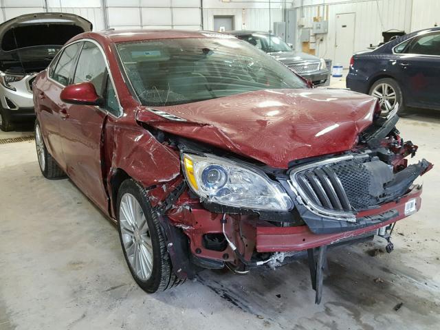 1G4PP5SK5D4176798 - 2013 BUICK VERANO RED photo 1