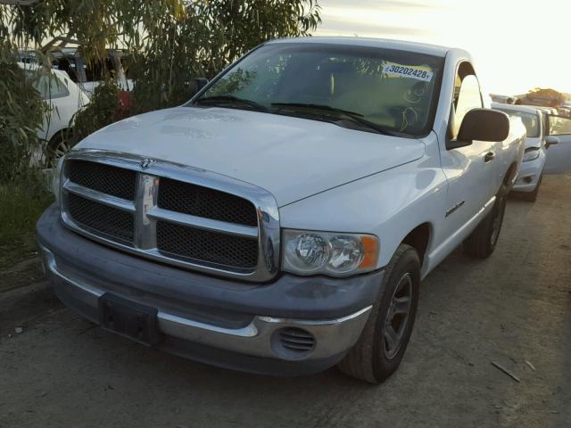 1D7HA16K92J237524 - 2002 DODGE RAM 1500 WHITE photo 2