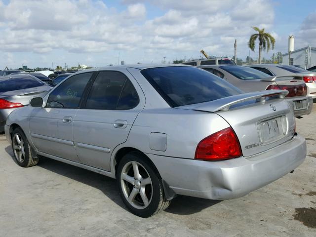 3N1CB51D36L552015 - 2006 NISSAN SENTRA 1.8 SILVER photo 3