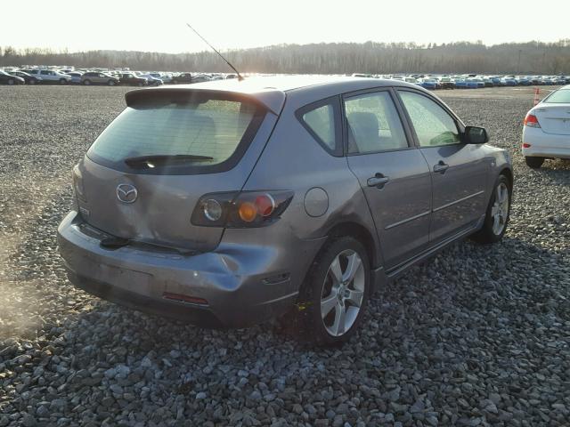 JM1BK143761420466 - 2006 MAZDA 3 HATCHBAC GRAY photo 4