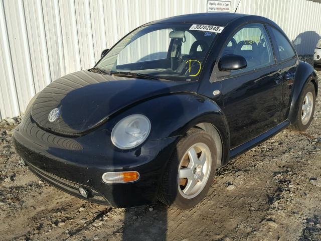 3VWCA21C9XM414543 - 1999 VOLKSWAGEN NEW BEETLE BLACK photo 2