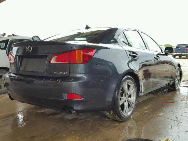 JTHBK262795094514 - 2009 LEXUS IS 250 GRAY photo 4