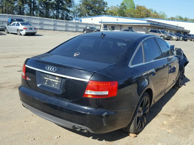 WAUDN74F68N136171 - 2008 AUDI S6 QUATTRO BLACK photo 4