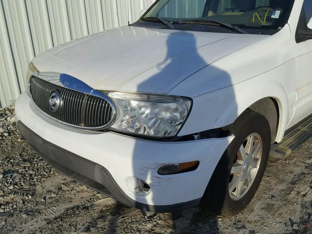 5GAES13P842242870 - 2004 BUICK RAINIER CX WHITE photo 9