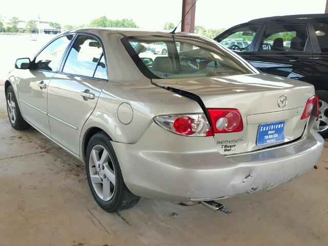 1YVFP80C845N31772 - 2004 MAZDA MAZDA6I GOLD photo 3