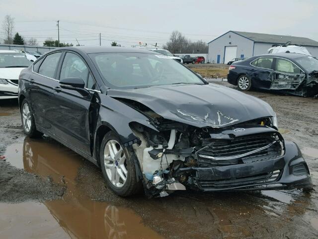 1FA6P0H74F5124474 - 2015 FORD FUSION SE BLACK photo 1