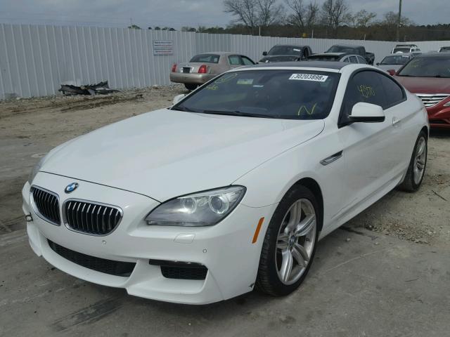 WBALW3C51DC892586 - 2013 BMW 640 I WHITE photo 2