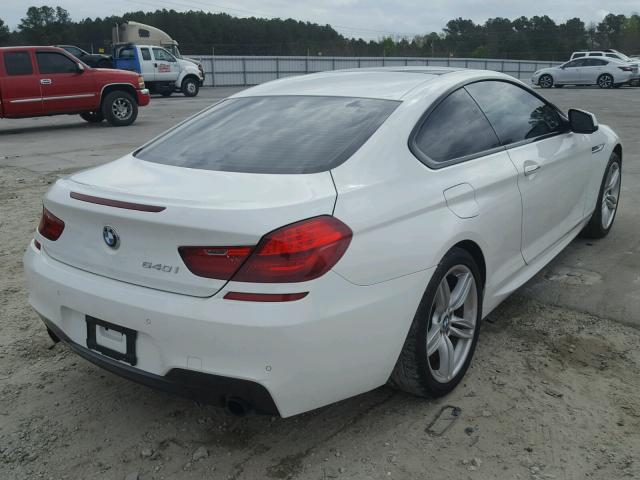 WBALW3C51DC892586 - 2013 BMW 640 I WHITE photo 4