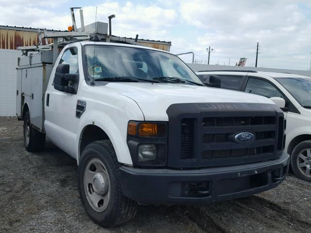 1FDSF30578EC15714 - 2008 FORD F350 SRW S WHITE photo 1